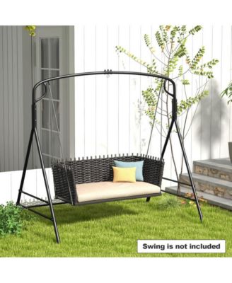 Outdoor Metal Swing Frame with Extra Side Bars