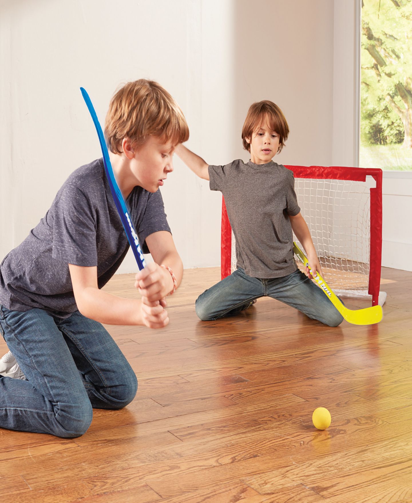 Детские игрушки Franklin Sports 2-in-1 Street Hockey Set, Ages 6+ — фото 10