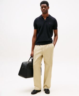 Men's Short-Sleeve Knit Polo Shirt