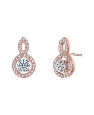 Classic Drop Earrings with Clear Cubic Zirconia
