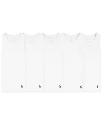 Polo Ralph Lauren - Big Boys Tank Undershirts, 5 Pack