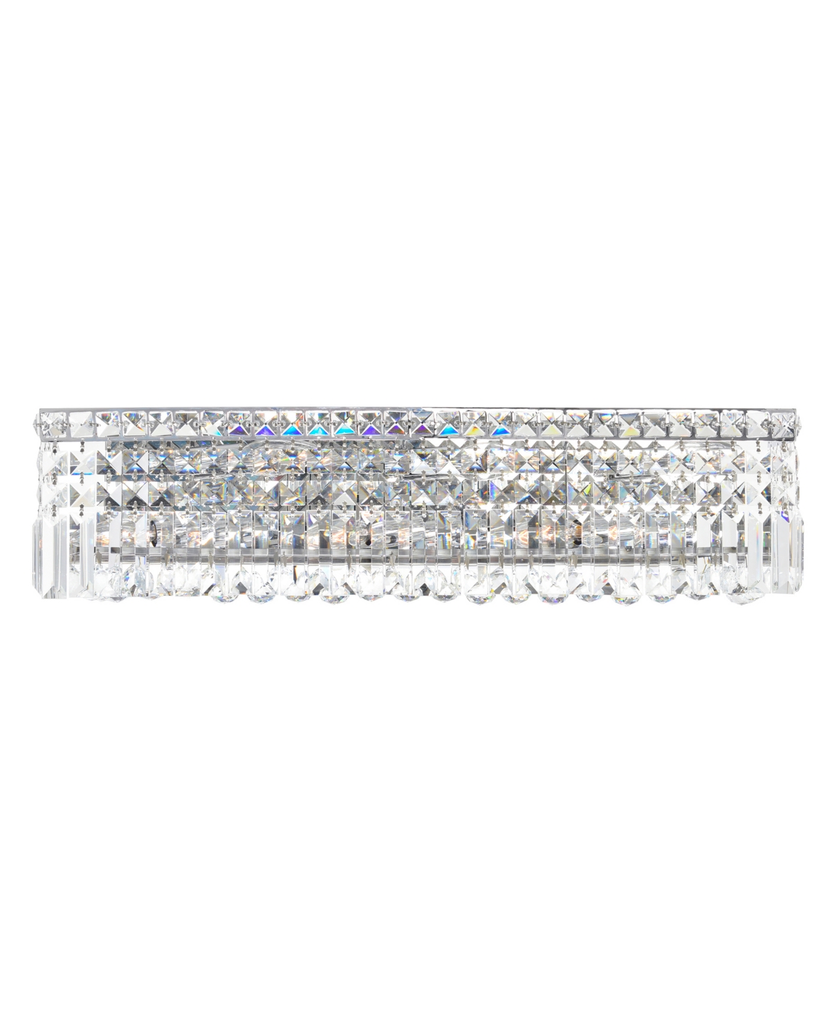 Cwi Lighting 6" Metal Colosseum 6 Light Vanity Light In Silver