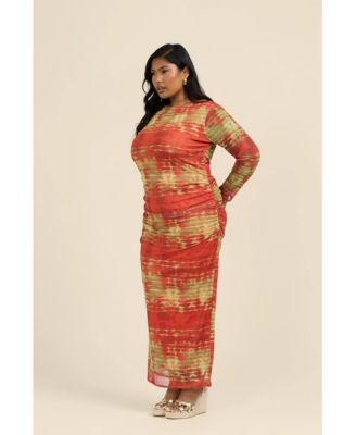 Women's Tye Dye Midi Dress