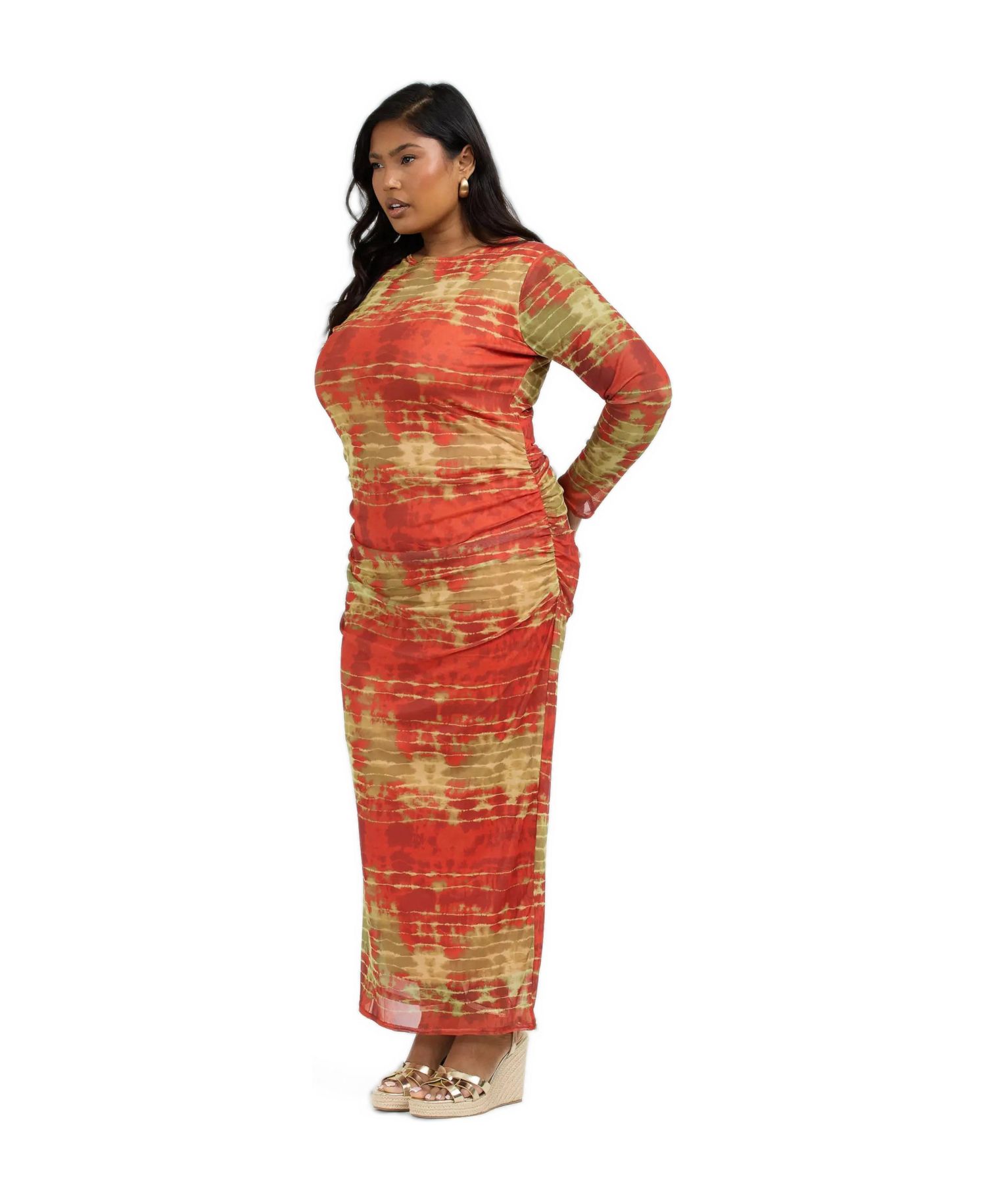 Women's Tye Dye Midi Dress