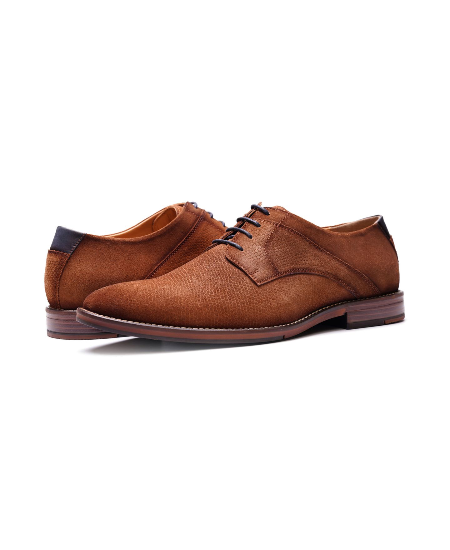Обувь Carlos by Carlos Santana Men's London Derby Lace-Up, цвет: Рыжевато-коричневый замшевый — фото 6