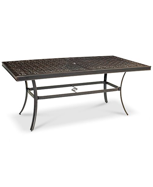 Furniture Park Gate Cast Aluminum 68 X 38 Outdoor Dining Table