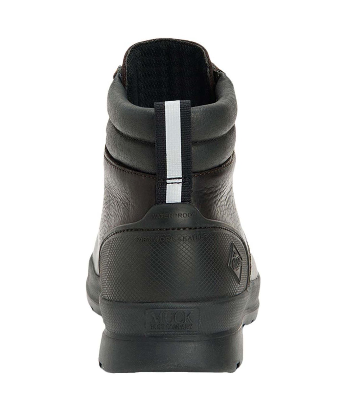 Мужские ботинки MUCK Chore Farm Leather Comp Toe Chelsea Boot, цвет: Коричневый — фото 4