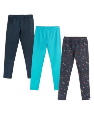 Toddler Girls Fair Trade Organic Cotton Reinforced Knee Leggings