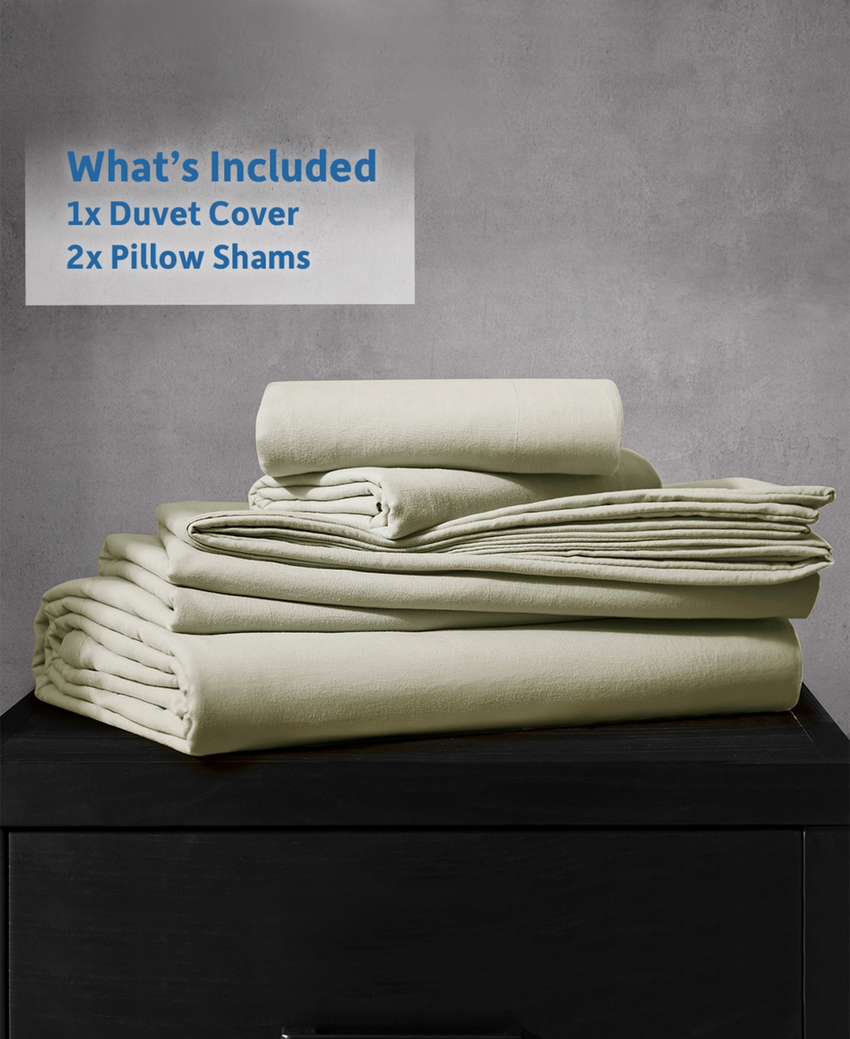 Nestl Ultra Soft Prewashed 3-pc. Duvet Cover Set, King
