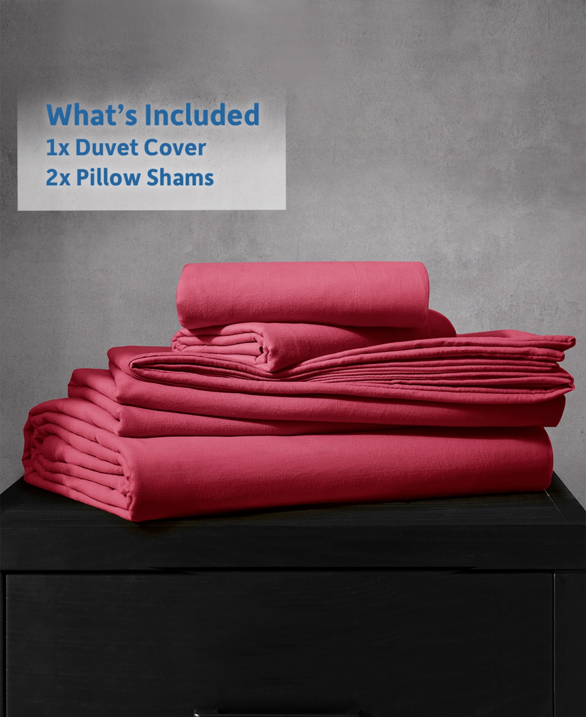 Nestl Ultra Soft Prewashed 3-pc. Duvet Cover Set, Queen