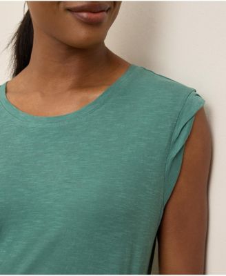 Women's Organic Cotton Featherweight Slub Muscle Tee