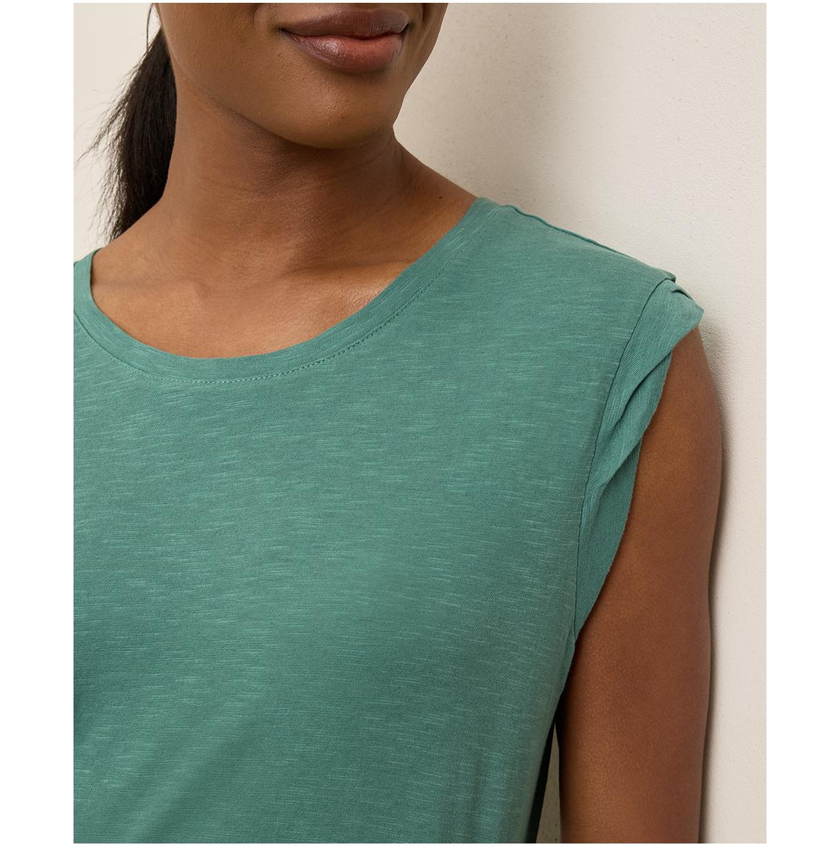 Pact Women's Organic Cotton Featherweight Slub Muscle Tee