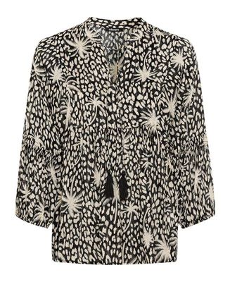 Women's Tropic Mix Print Tunic Blouse