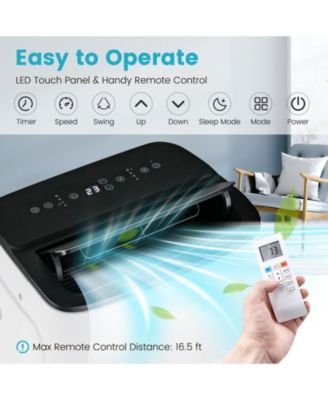 13,000 BTU cooling 4-in-1 portable air conditioner