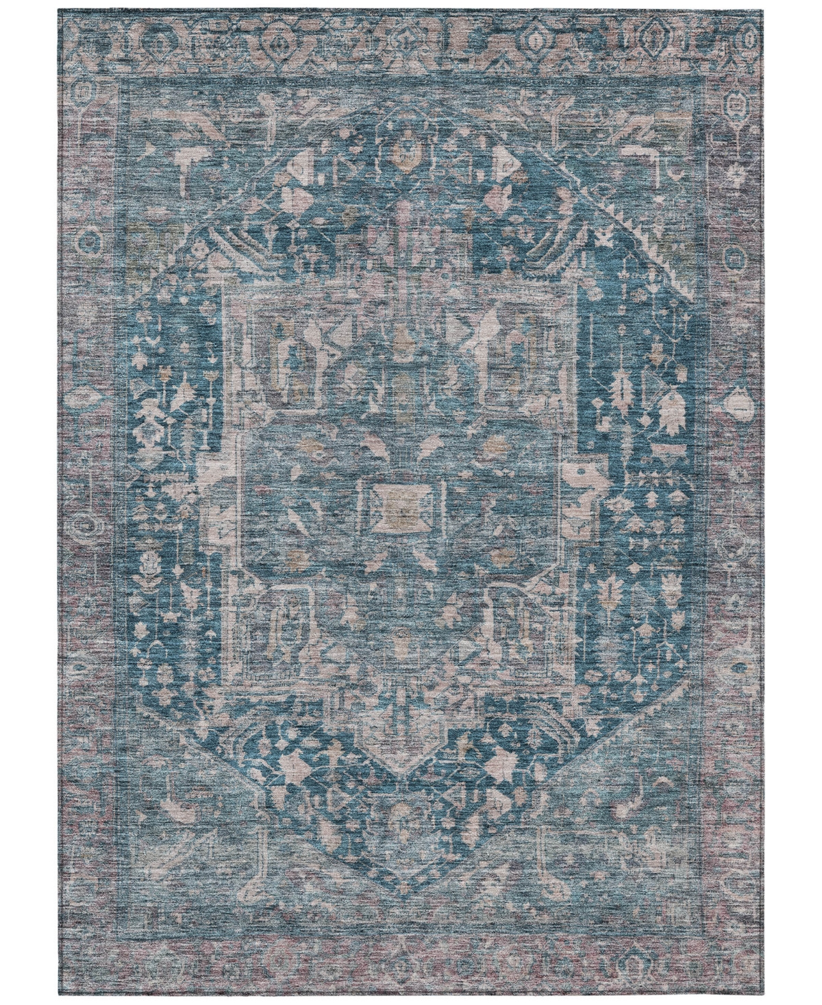 Addison Chantille Machine Washable ACN1240 2'6"x3'10" Area Rug - Blue