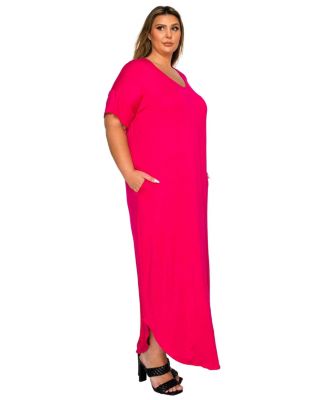 Plus Size Scarlett Pocket Maxi Dress