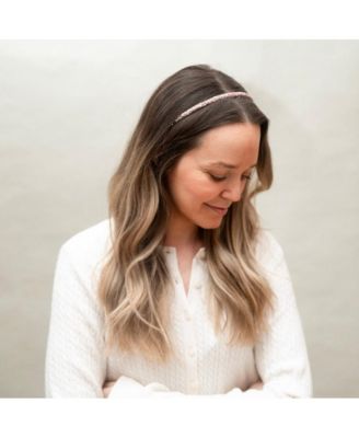 Thin All that Glitters Headband - Pink + Silver