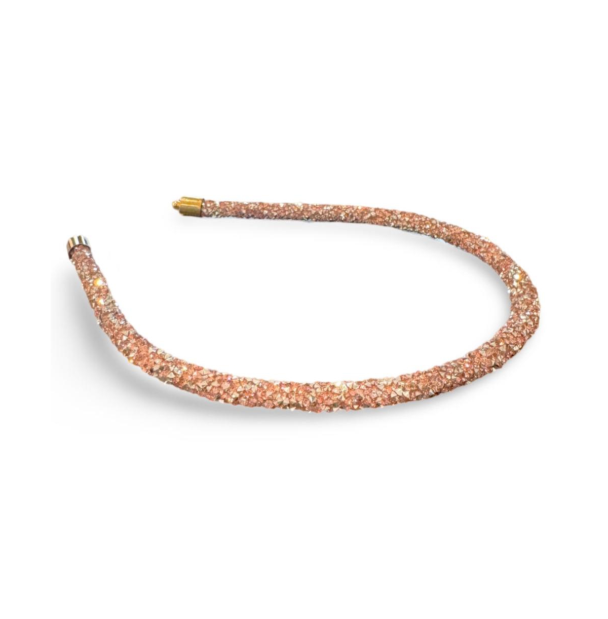 Thin All that Glitters Headband - Pink + Silver - Pink