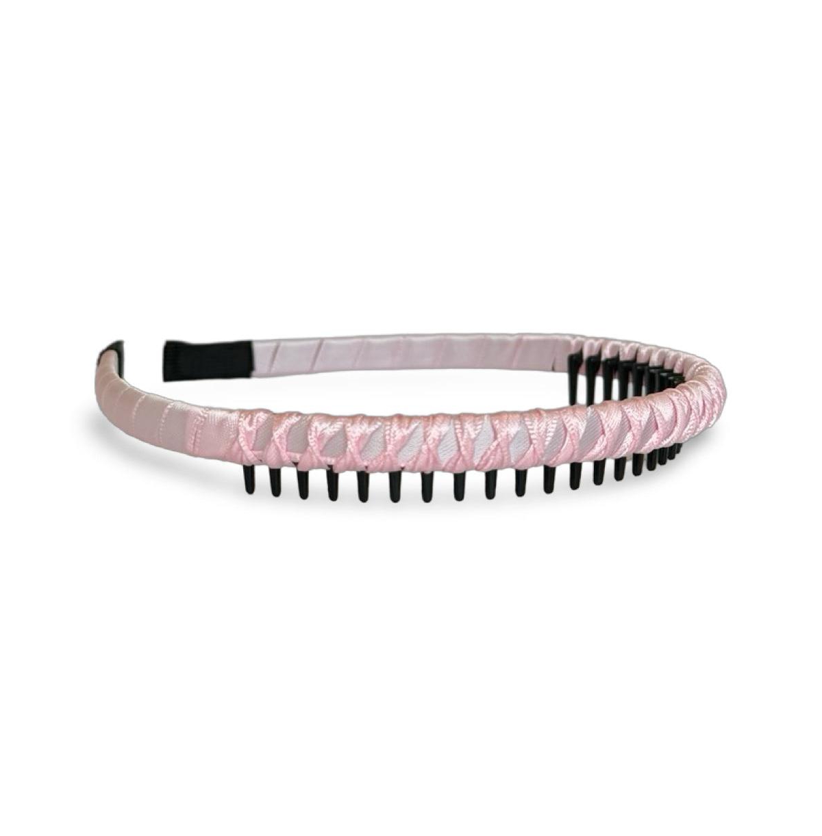 Thin Solid Headband - Pink - Pink