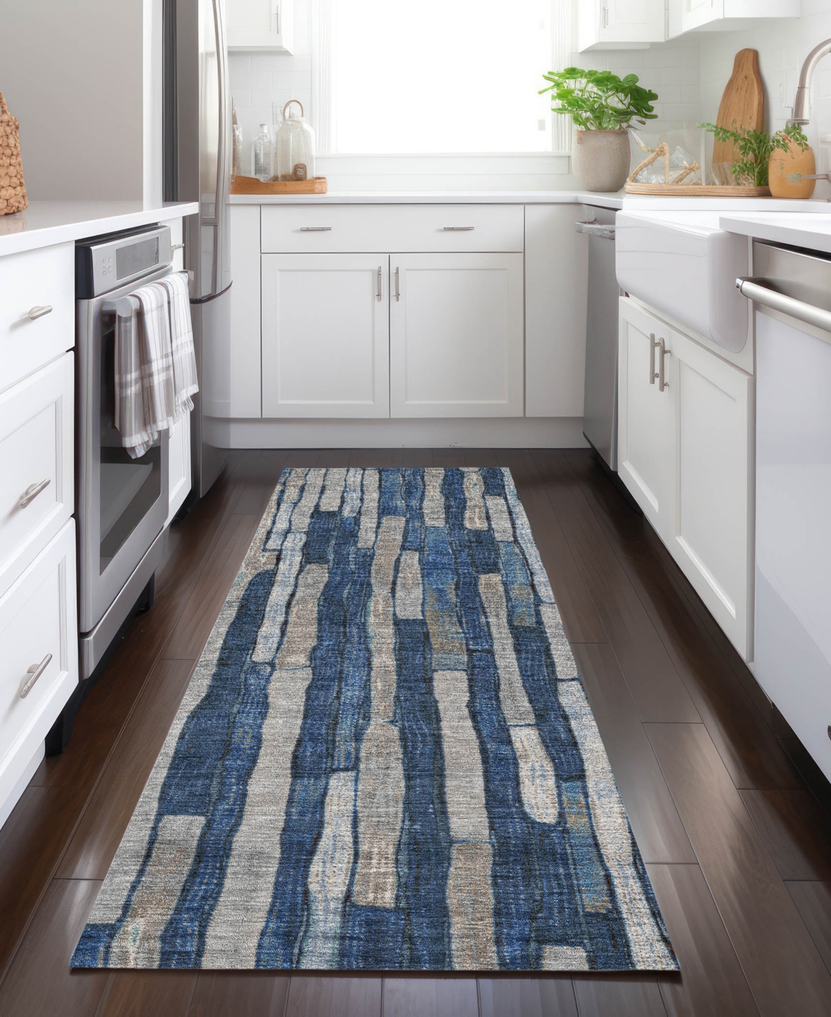 Addison Chantille Machine Washable Acn1304 2'3"x7'6" Runner Area Rug