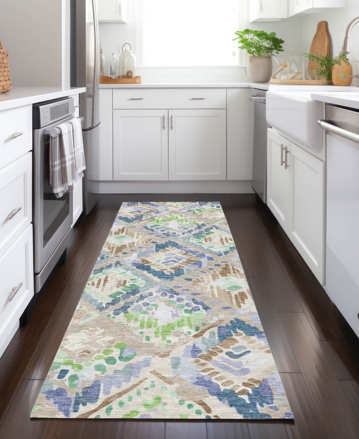 Addison Chantille Machine Washable Acn1326 2'3"x7'6" Runner Area Rug