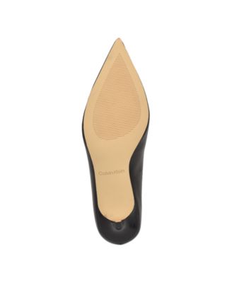 Women's Voneta Leather Kitten Heel Pumps