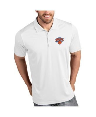 Antigua - Men's White New York Knicks Tribute Polo