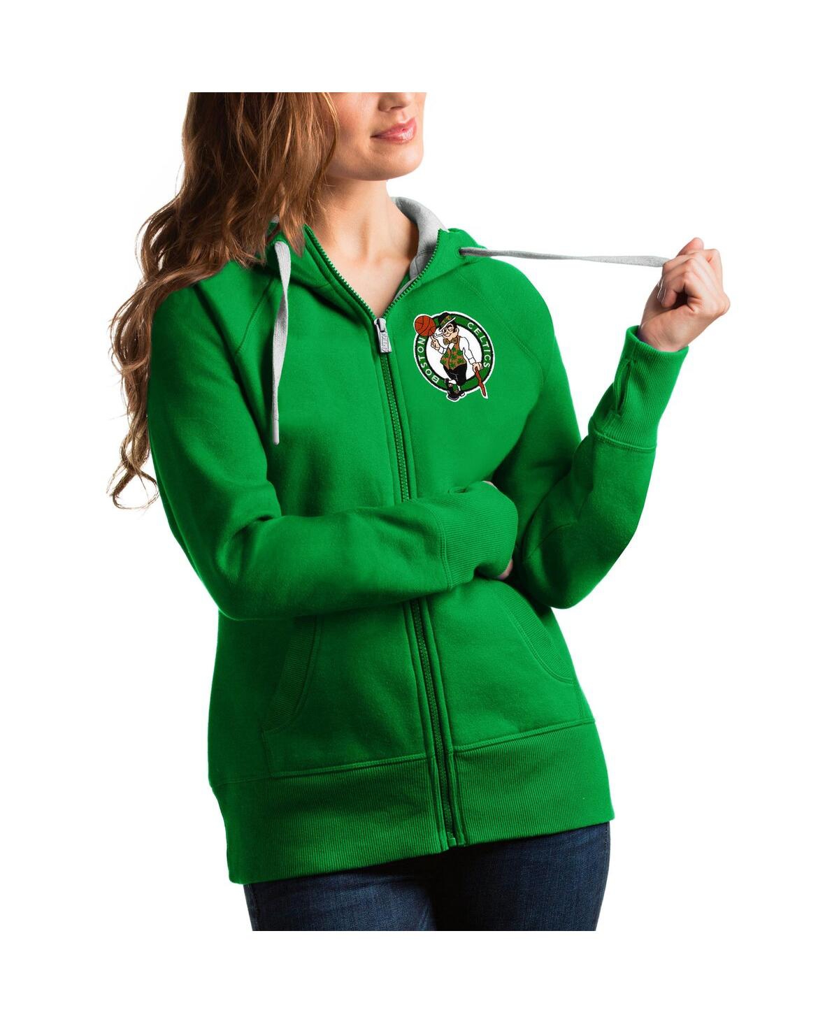 Women's Kelly Green Boston Celtics Victory Full-Zip Hoodie - Kelly Green