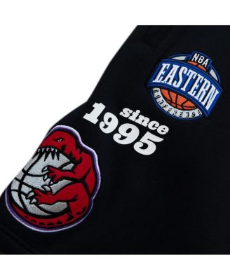 Men's Black Toronto Raptors Team Origins Fleece Shorts