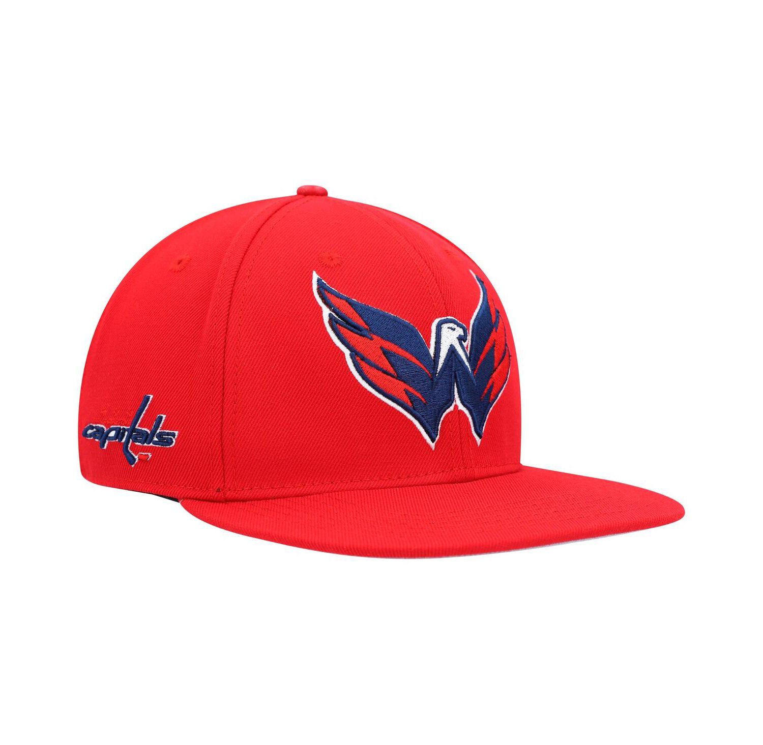 Men's Red Washington Capitals Core Classic Logo Snapback Hat