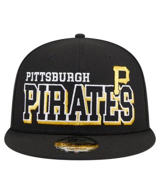 Men's Black Pittsburgh Pirates Game Day Bold 9FIFTY Snapback Hat