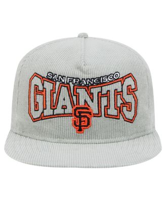 Men's Gray San Francisco Giants Corduroy Golfer Snapback Hat