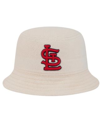 Women's White St. Louis Cardinals Cozy Bucket Hat