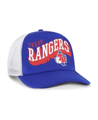 Men's Royal Texas Rangers Meander Foam Trucker Snapback Hat