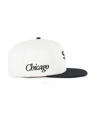 Men's White/Black Chicago White Sox Foundation Captain Snapback Hat