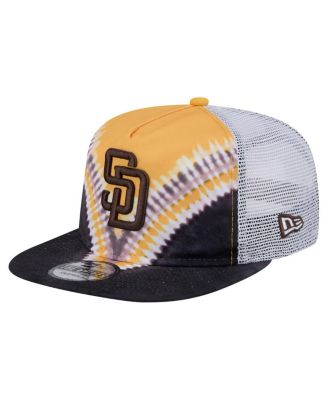 New Era - Men's San Diego Padres Tie-Dye Golfer Trucker Adjustable Hat
