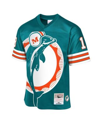 Big Boys and Girls Dan Marino Aqua Miami Dolphins 1984 Throwback Fashion Jersey