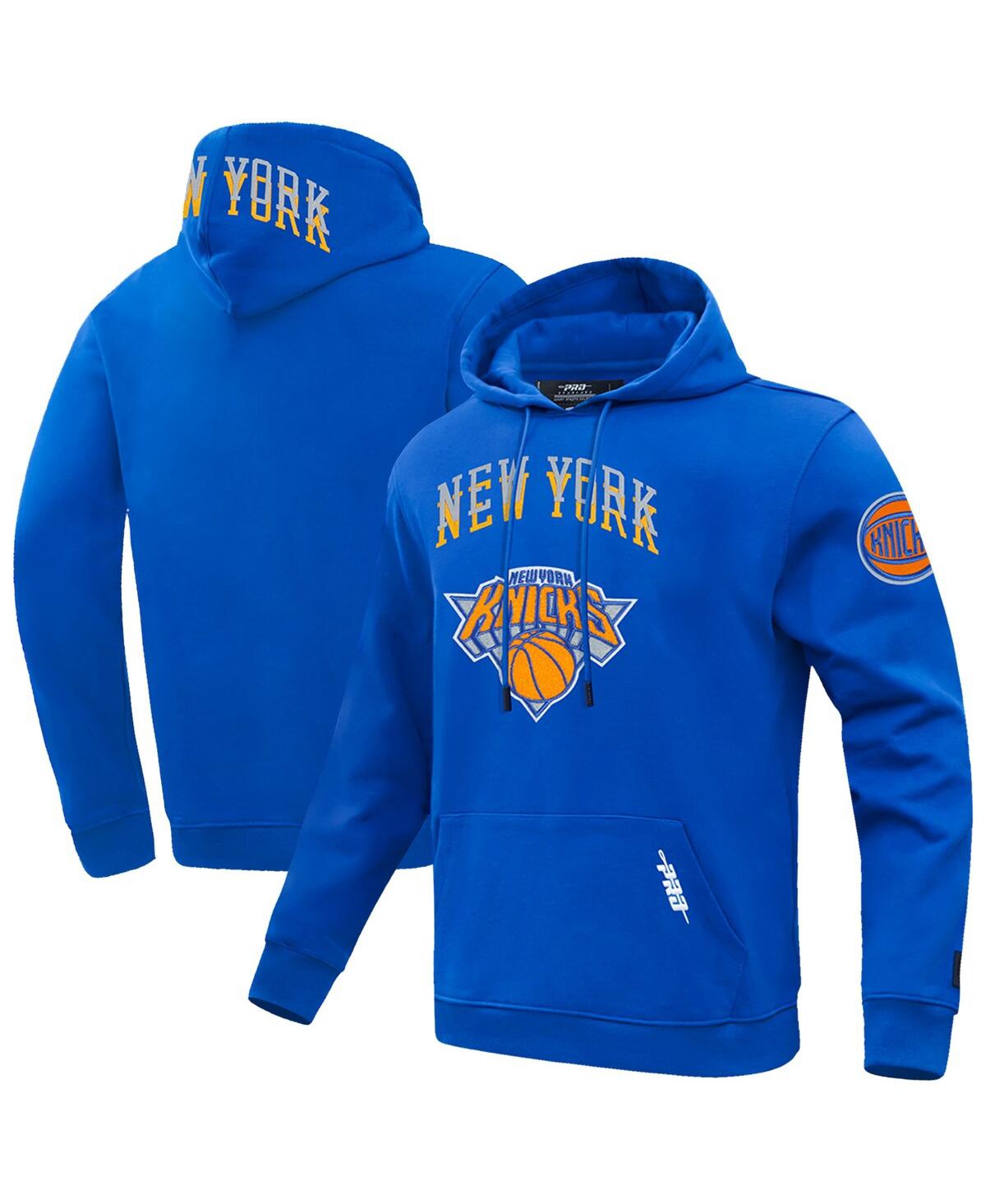 Men's Blue New York Knicks 2024/25 City Edition Pullover Hoodie - Blue