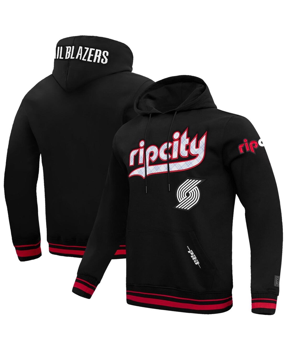 Men's Black Portland Trail Blazers 2024/25 City Edition Pullover Hoodie - Black