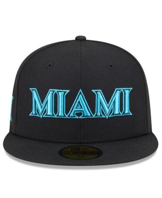 Men's Black Miami Marlins 2025 City Connect 59FIFTY Fitted Hat