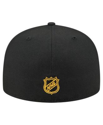 Men's Black Boston Bruins State Stitch 59FIFTY Fitted Hat
