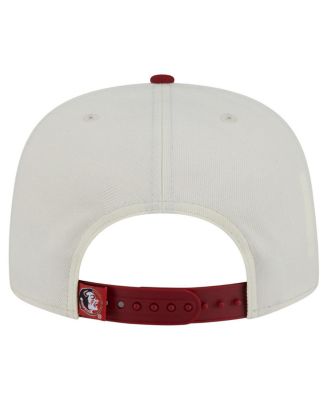 Men's White Florida State Seminoles Collegiate 9FIFTY A-Frame Snapback Hat