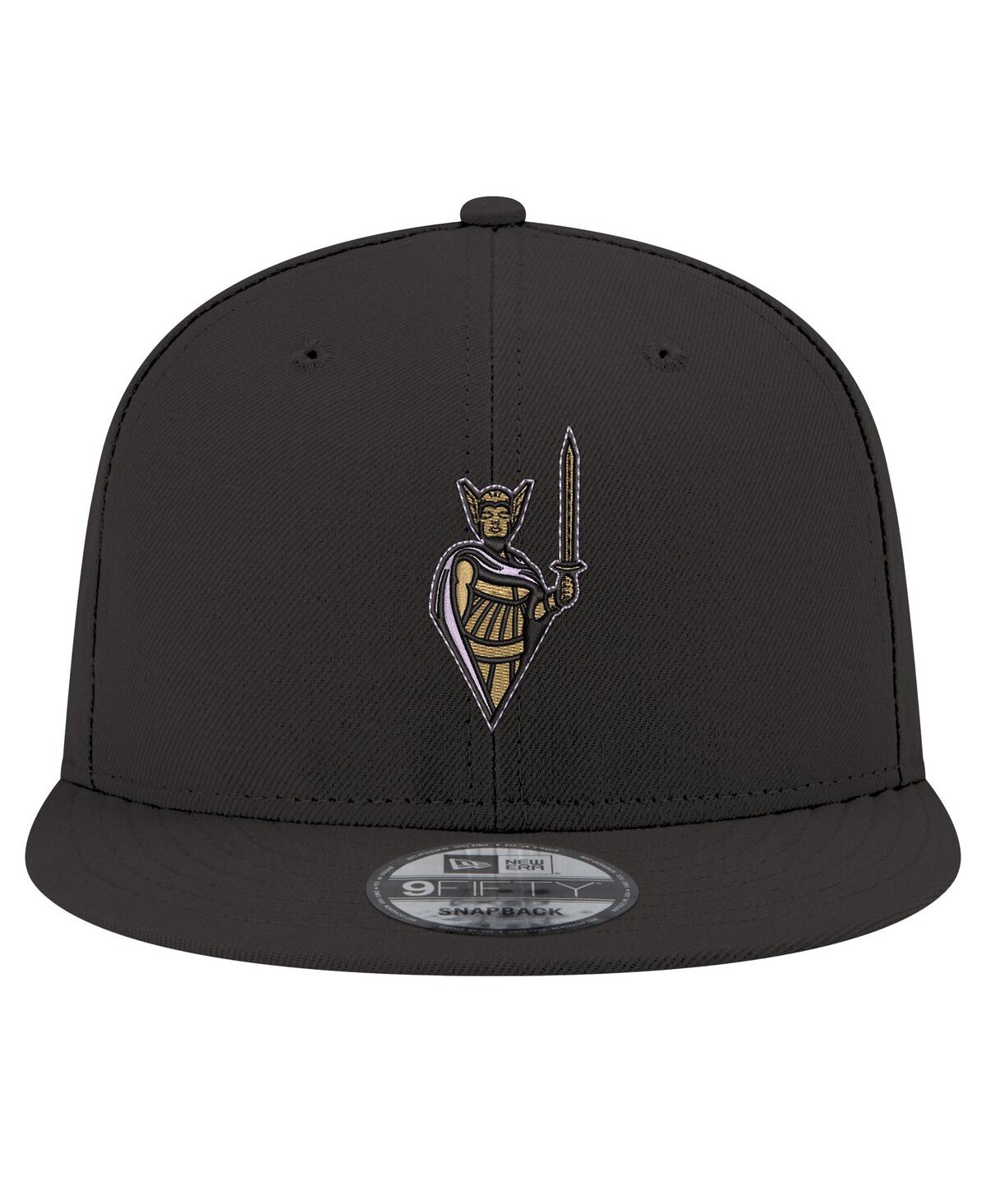 New Era Men's And Women's Eclipse Black Golden State Valkyries Logo 9fifty Snapback Hat In Black