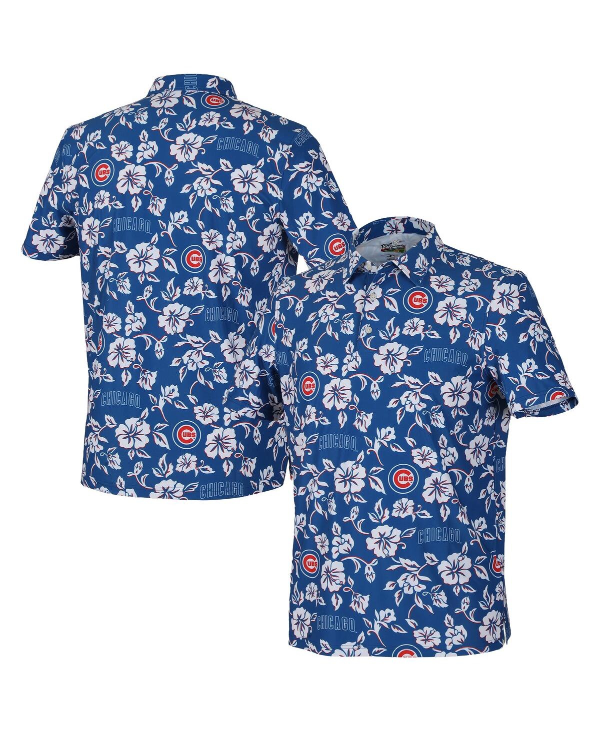 Men's Blue Chicago Cubs Pua Performance Polo Shirt - Blue