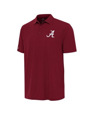 Antigua - Men's Crimson Alabama Crimson Tide Era Polo
