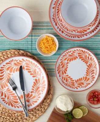 Melamine 12 Pc. Dinnerware Set, Service for 4