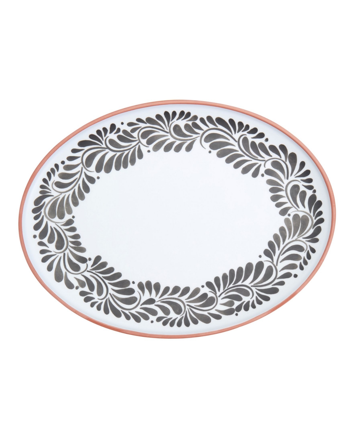 Infuse Melamine Oval Platters, Set Of 2