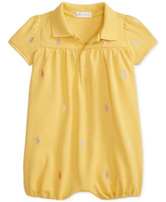 Polo Ralph Lauren - Baby Girls Bubble Shortalls