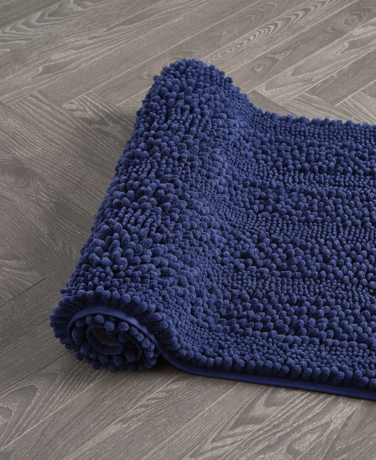 Laura Ashley Astor Chenille Bath Mat, 27" X 45"