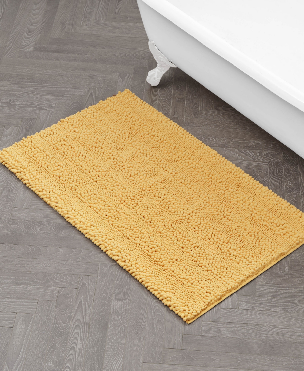 Laura Ashley Astor Chenille Bath Mat, 27" X 45"